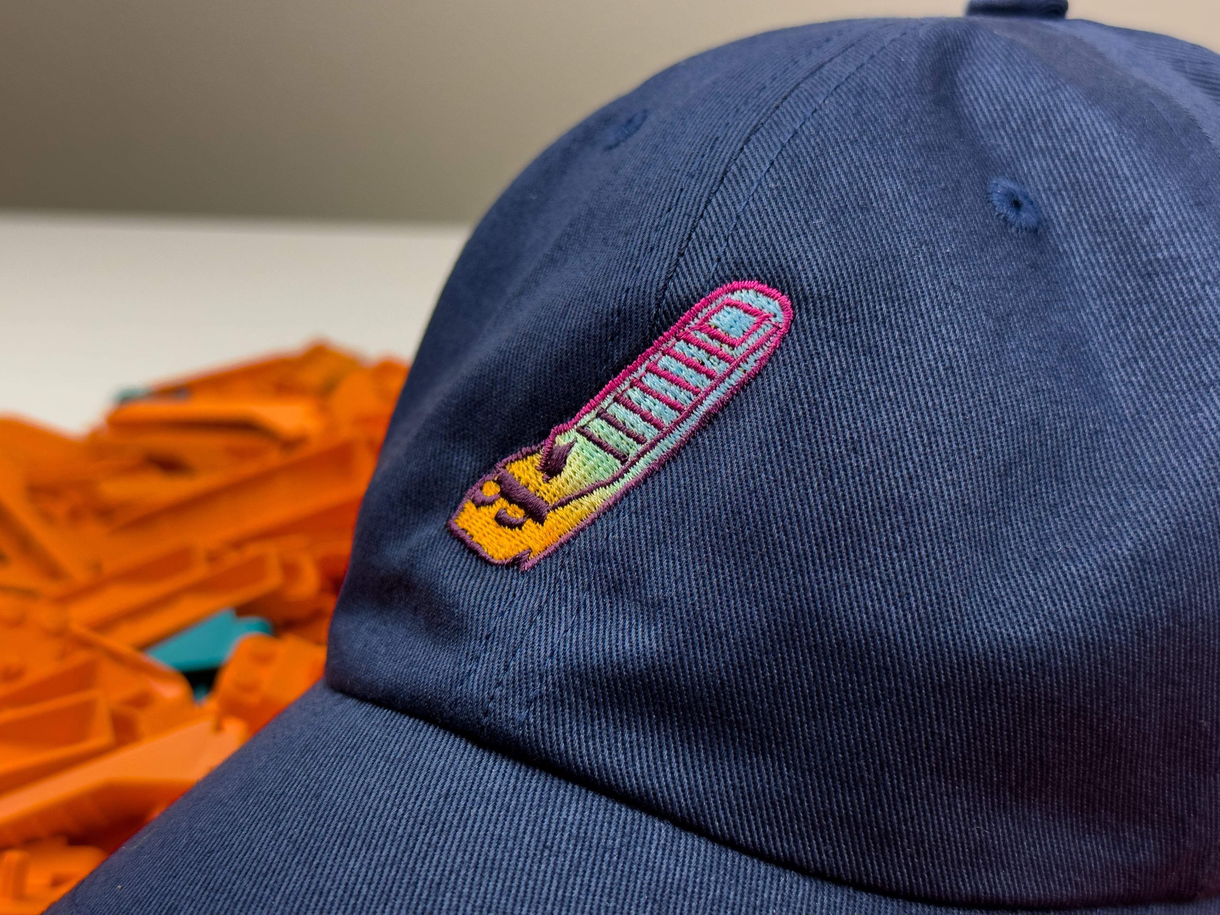 Brick Separator Dynamic-Color Embroidered Dad Hat - StudBee